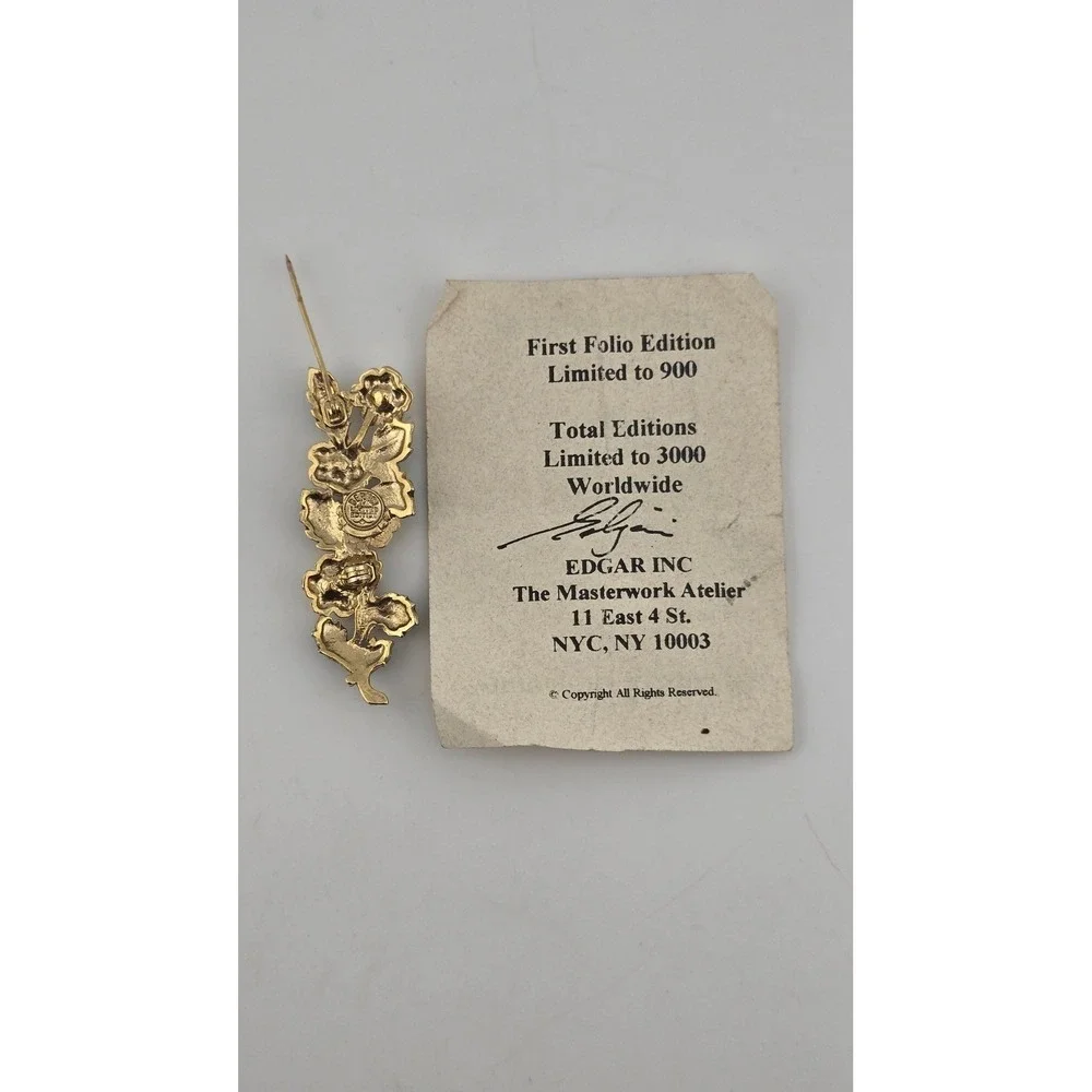 Edgar Berebi Limited Edition Trinket Egg Brooch Set